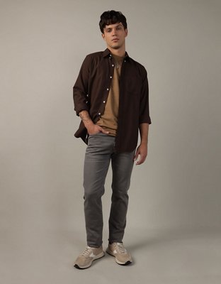 AE Slim Fit Oxford Button-Up Shirt