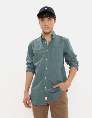 AE Slim Fit Oxford Button-Up Shirt