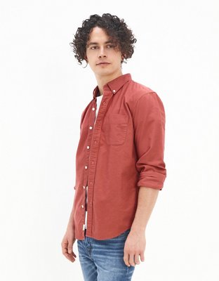 AE Slim Fit Oxford Button-Up Shirt