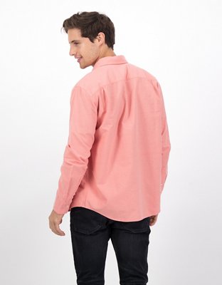 AE Classic Fit Solid Oxford Button-Up Shirt