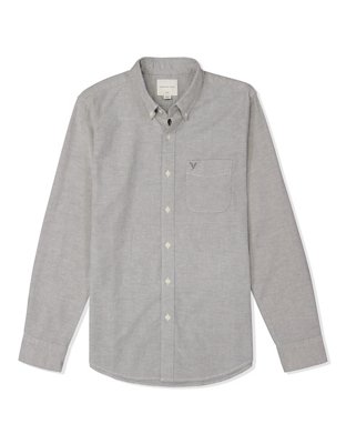 AE Slim Fit Flex Oxford Button-Up Shirt