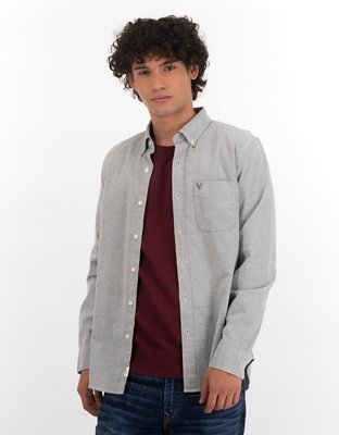 AE Slim Fit Flex Oxford Button-Up Shirt