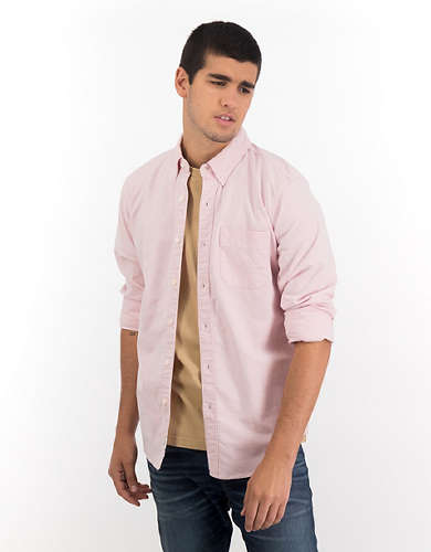 AE Slim Fit Stretch Oxford Button-Up Shirt