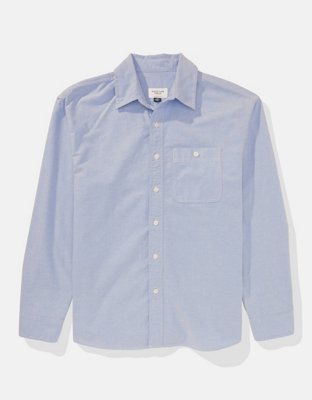 AE Oversized Button-Up Oxford Shirt