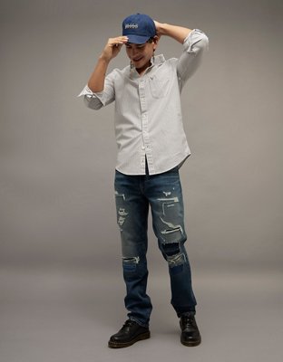 AE Camisa Oxford Everyday Slim con Botones