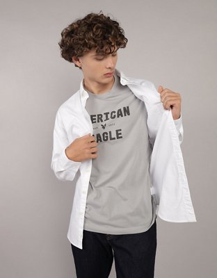 AE Camisa Oxford Everyday Slim con Botones