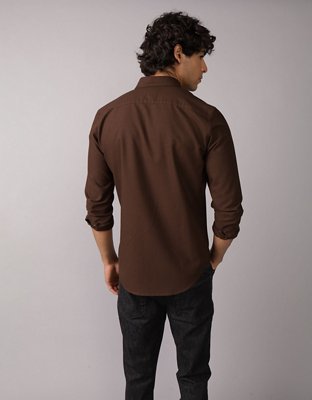 AE Everyday Slim Oxford Button-Up Shirt
