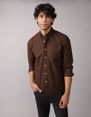 AE Everyday Slim Oxford Button-Up Shirt