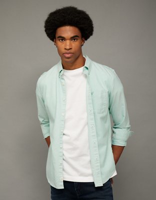 AE Everyday Slim Oxford Button-Up Shirt