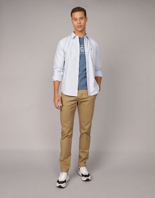 AE Everyday Slim Oxford Button-Up Shirt