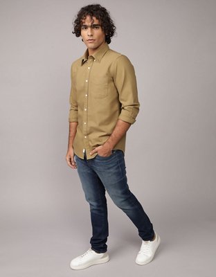 AE Camisa Oxford Everyday Slim con Botones
