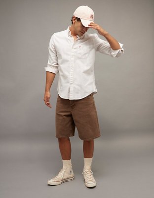 AE Everyday Slim Oxford Button-Up Shirt