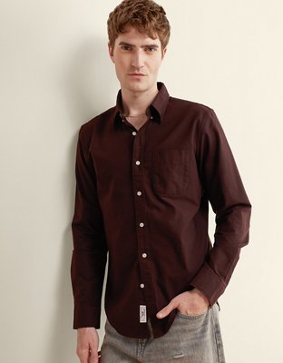 AE Everyday Slim Oxford Button-Up Shirt