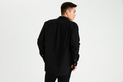 AE Long Sleeve Oxford Button Up Shirt