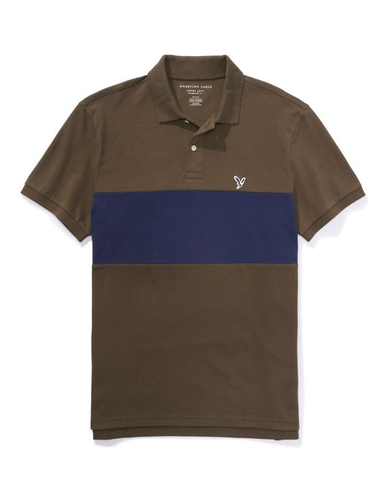 AE Colorblock Polo Shirt