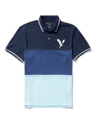 AE Colorblock Polo Shirt