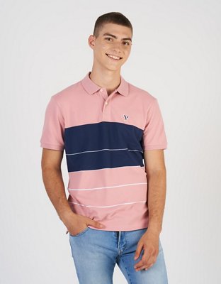 AE Striped Icon Polo Shirt