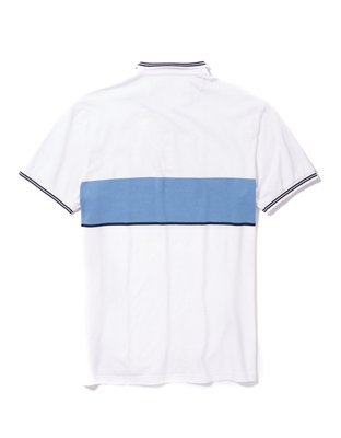 AE Striped Pique Polo Shirt