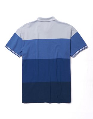 AE Striped Pique Polo Shirt