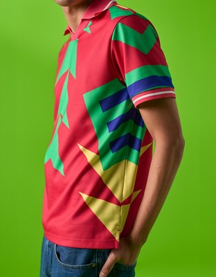 AE x Jorge Campos Football Polo Shirt