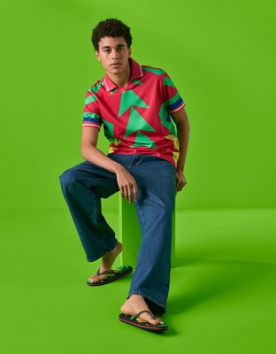 AE x Jorge Campos Football Polo Shirt