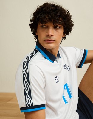 AE x Umbro Collar Jersey | American Eagle