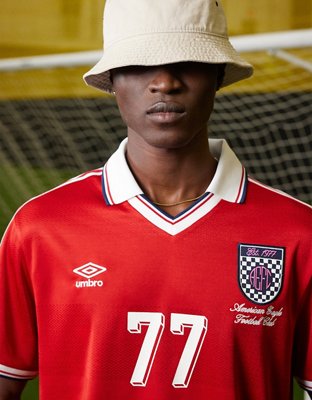 AE x Umbro Collar Jersey | American Eagle