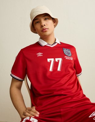 AE x Umbro Collar Jersey | American Eagle