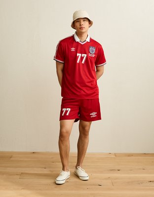 AE x Umbro Collar Jersey | American Eagle
