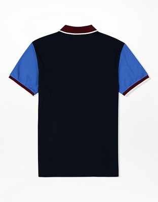 AE Color Block Polo Shirt