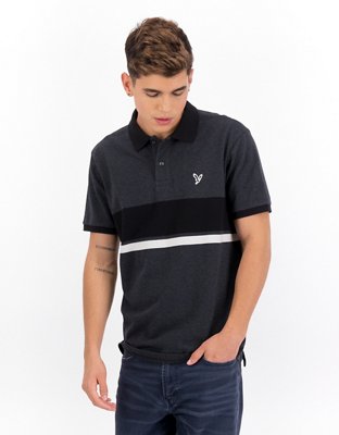 AE Color-Block Polo Shirt