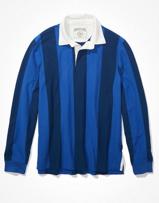 AE Long-Sleeve Rugby Polo Shirt