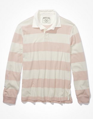 AE Long-Sleeve Rugby Polo Shirt
