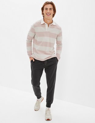 AE Long-Sleeve Rugby Polo Shirt