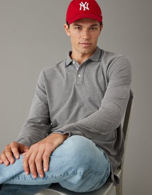 AE Long-Sleeve Polo Shirt