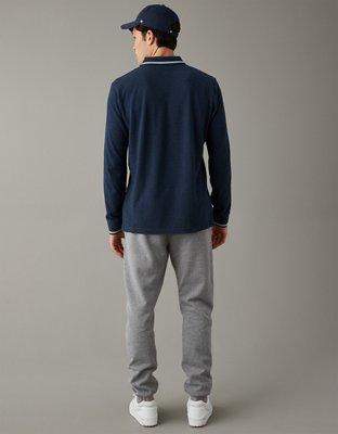 AE Long-Sleeve Polo Shirt