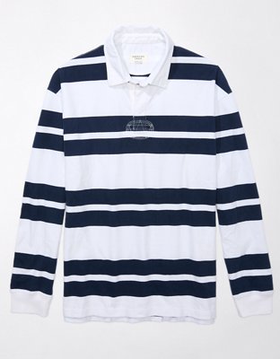 american eagle long sleeve polo