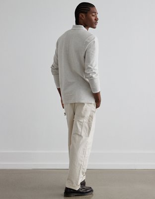 AE Lived-In Tipped Pique Polo Shirt