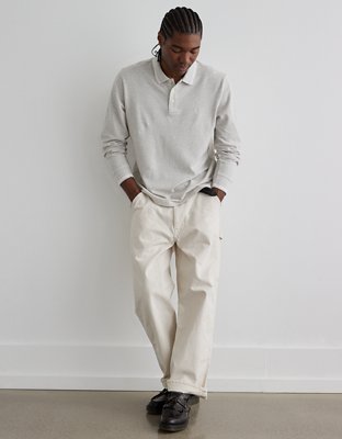 AE Lived-In Tipped Pique Polo Shirt