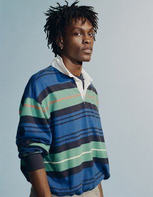 AE Boxy Rugby Shirt | American Eagle