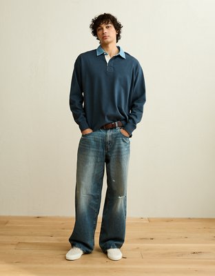 AE Boxy Fit Rugby Shirt