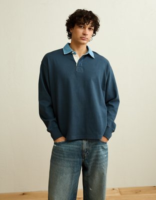 AE Boxy Fit Rugby Shirt