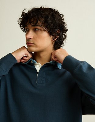 AE Boxy Fit Rugby Shirt