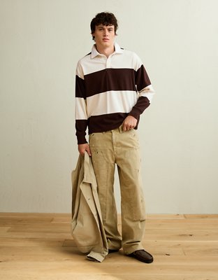 AE Boxy Fit Rugby Shirt