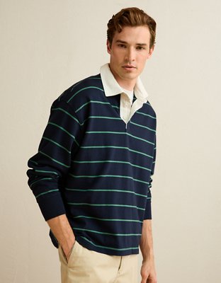 AE Boxy Fit Rugby Shirt