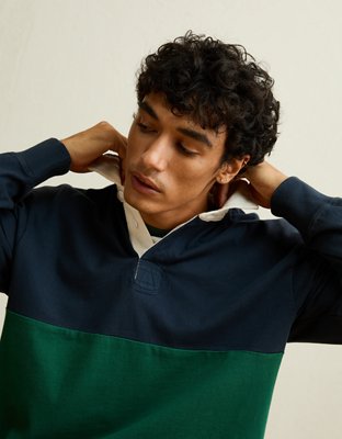 AE Boxy Fit Rugby Shirt