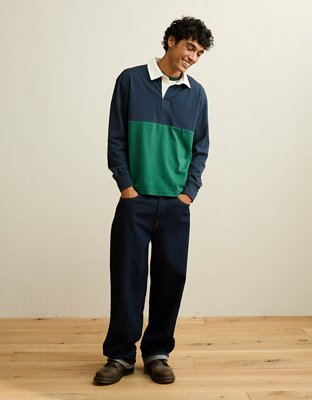 AE Boxy Fit Rugby Shirt