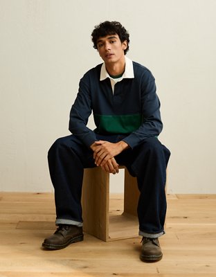 AE Boxy Fit Rugby Shirt