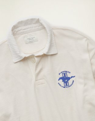 AE Boxy Fit Ford Graphic Rugby Shirt