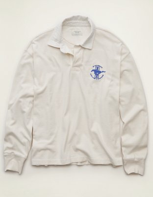 AE Boxy Fit Ford Graphic Rugby Shirt